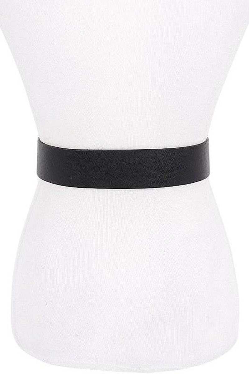 Elevate Your Look with the Classic Oval Buckle Fashion Belt