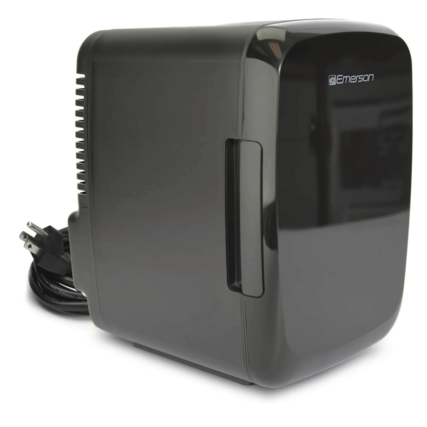 Emerson Compact Mini Fridge - Portable & Quiet with Secure Latch for 6 Cans - Perfect for Snacks & Beverages!