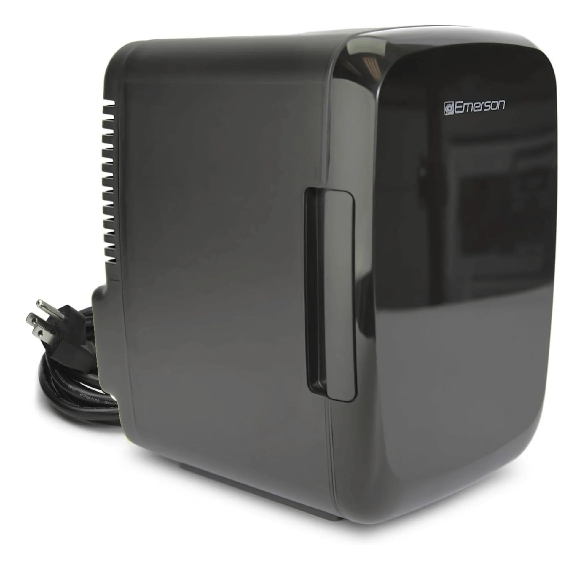 Emerson Compact Mini Fridge - Portable & Quiet with Secure Latch for 6 Cans - Perfect for Snacks & Beverages!
