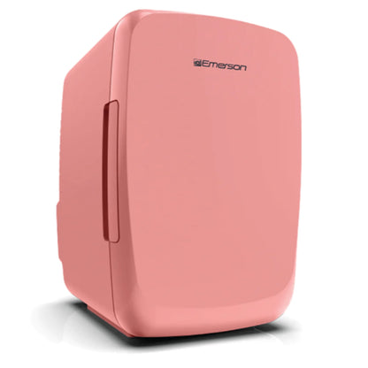 Emerson Compact Mini Fridge - Portable & Quiet with Secure Latch for 6 Cans - Perfect for Snacks & Beverages!