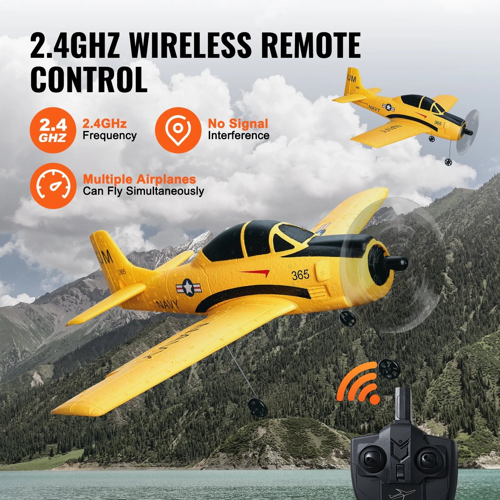 Soar High with the VEVOR Remote Control EPP Foam RC Airplane Trainer - Your Ultimate 2.4 GHz Wireless Flight Companion