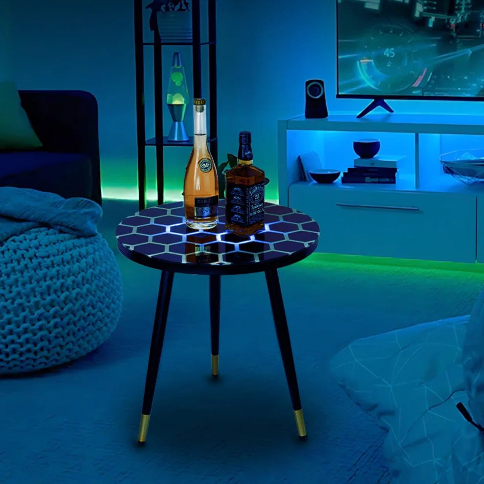 Illuminate Your Living Space with the Touch-Sensitive Coffee Table