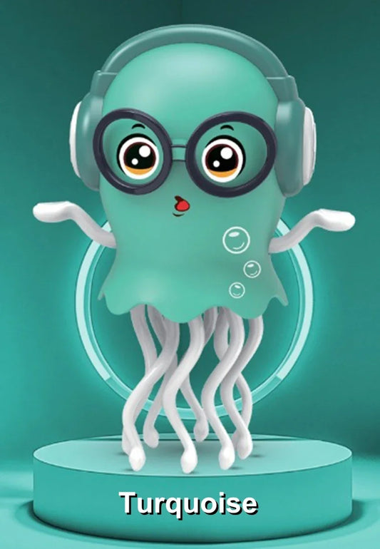 Exciting Electric Dancing Squid Toy with LED Lights, Music, and Smart Obstacle Avoidance for Endless Fun