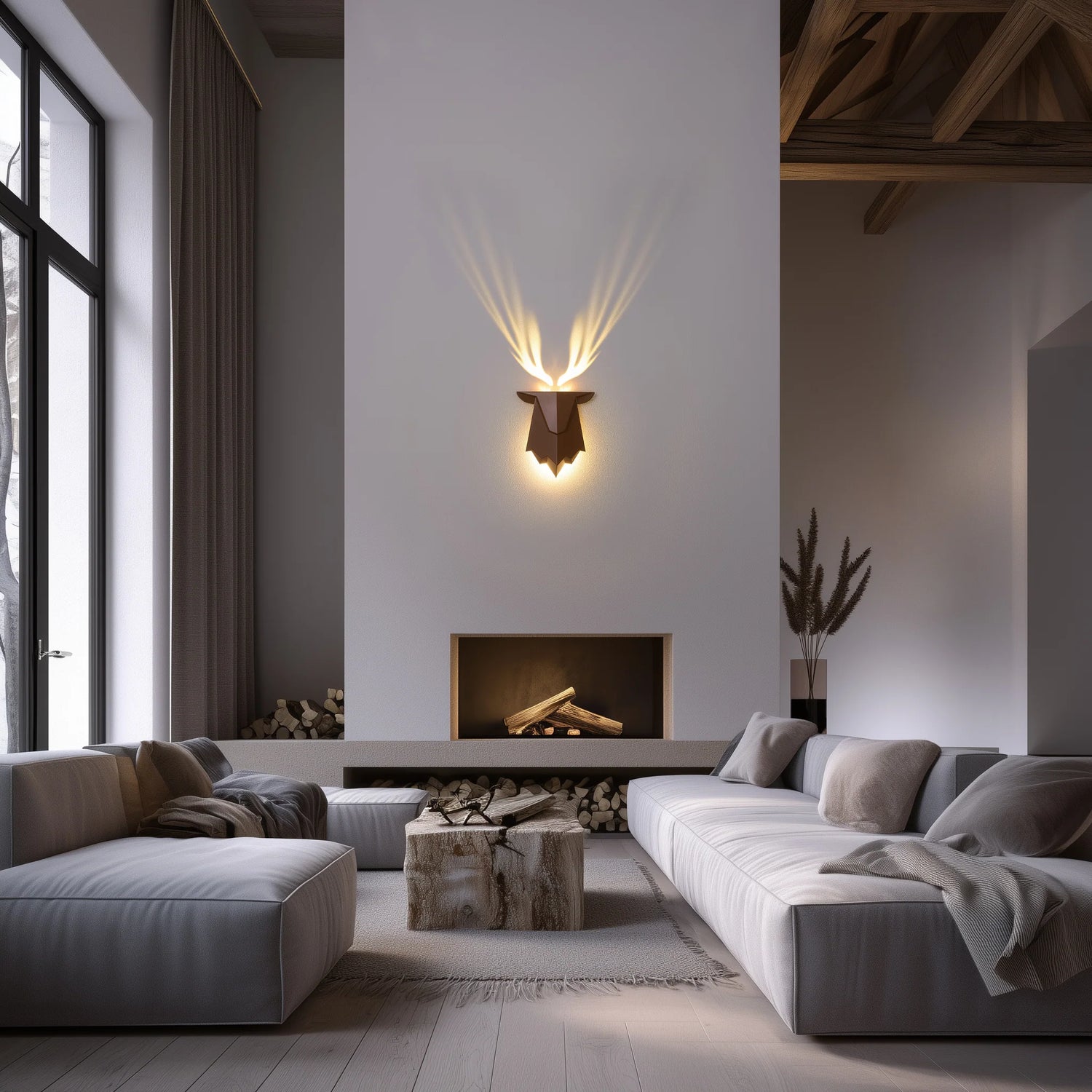Illuminate Your Space with the Elk Wall Lamp - A Stunning Projection of Artistic Charm