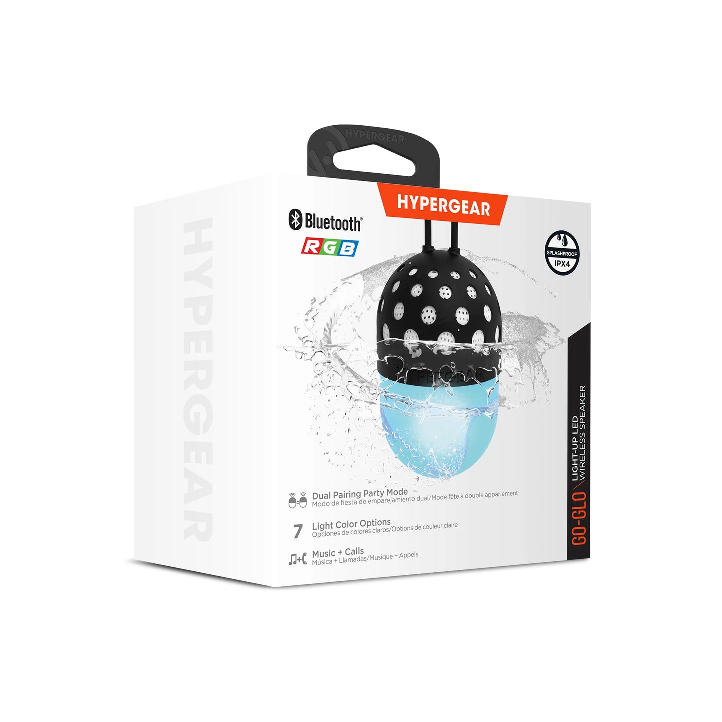 Hypergear Go-Glo LED Wireless Speaker with Illuminated Design **Non-Refundable Item**