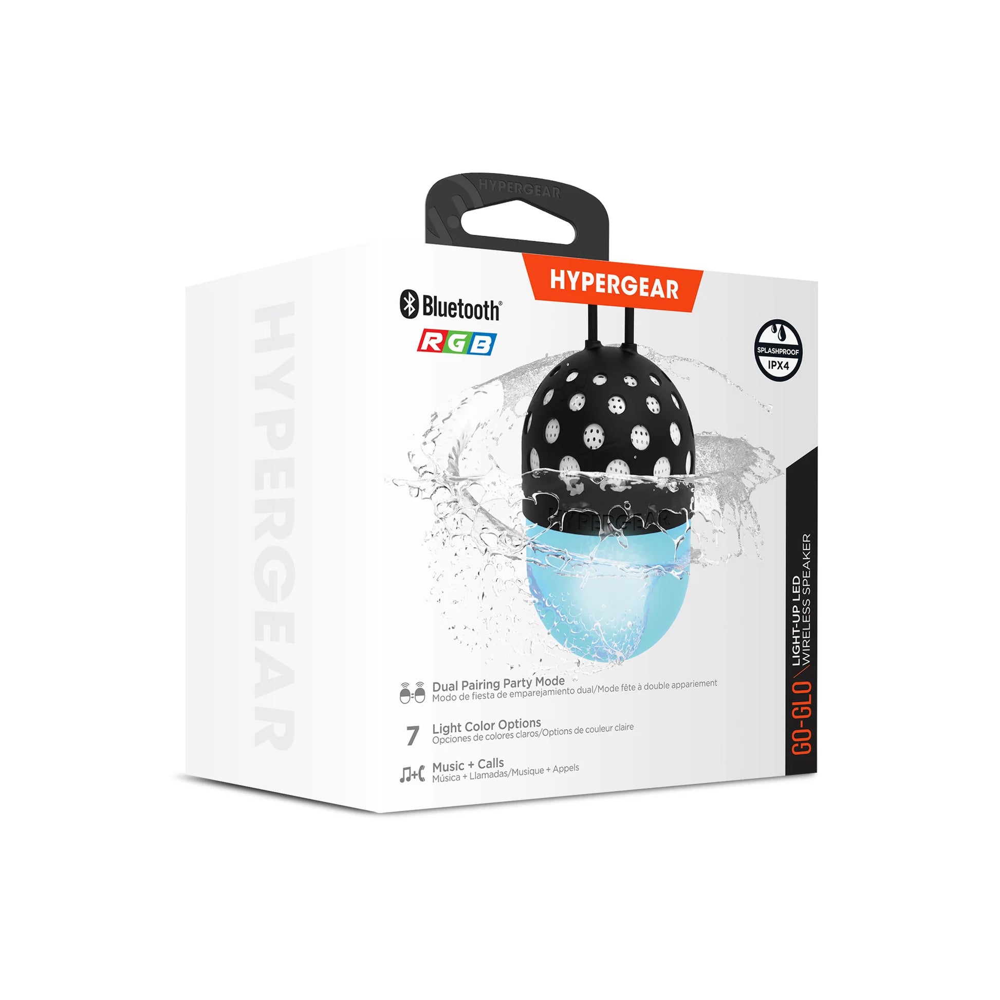 Hypergear Go-Glo LED Wireless Speaker with Illuminated Design **Non-Refundable Item**