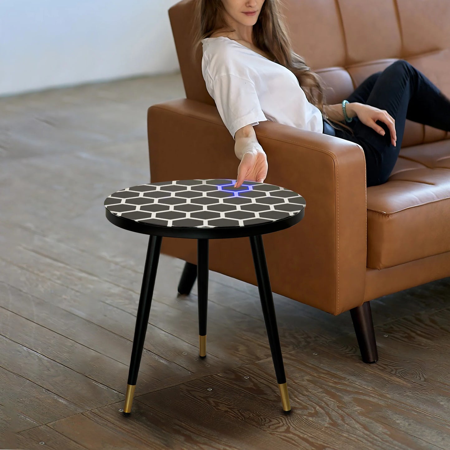 Illuminate Your Living Space with the Touch-Sensitive Coffee Table