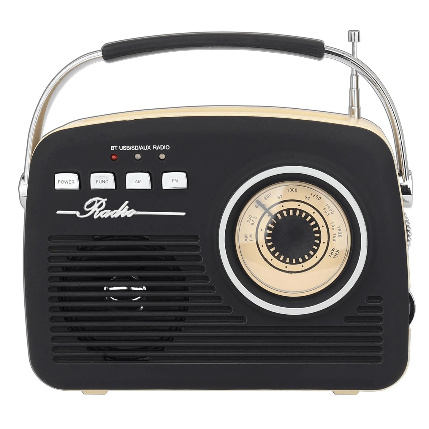 Revive the 1950s with Our Multi-Function Bluetooth Retro Speaker – Your Portable Music Companion!