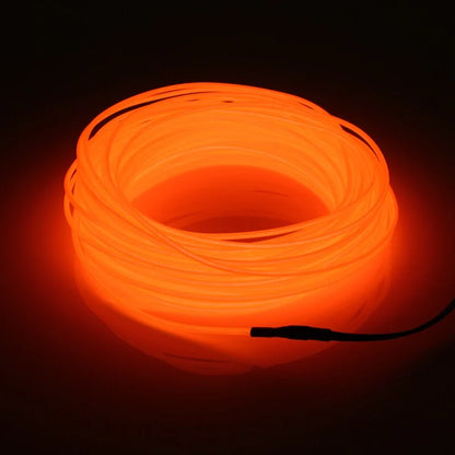 Neon LED EL Wire String Lights with Controller for Car and Party Decoration
