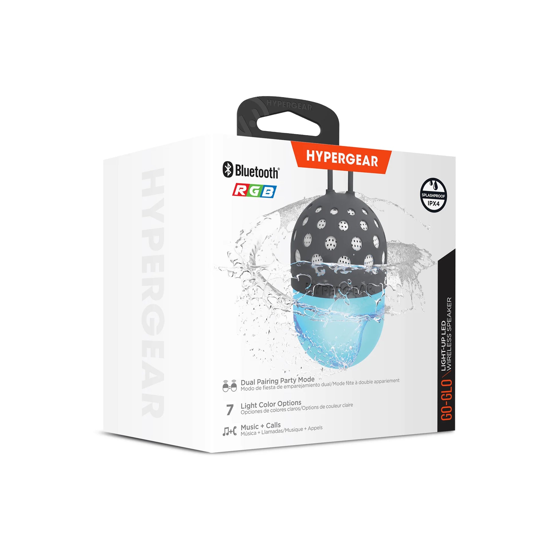 Hypergear Go-Glo LED Wireless Speaker with Illuminated Design **Non-Refundable Item**