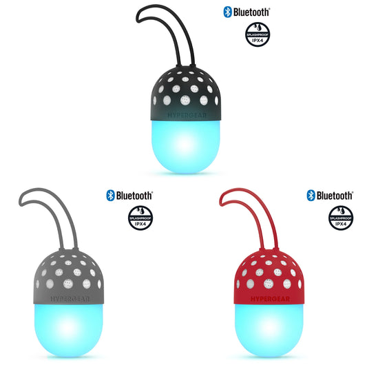 Hypergear Go-Glo LED Wireless Speaker with Illuminated Design **Non-Refundable Item**