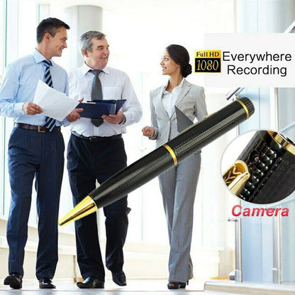 1080P HD Mini Pocket Pen Camera - Covert Body Video Recorder with USB Functionality