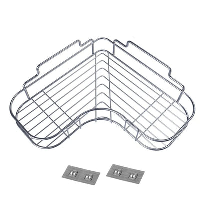 Triangular Shower Caddy Shelf - Corner Bathroom Storage Organizer