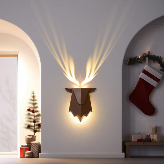Illuminate Your Space with the Elk Wall Lamp - A Stunning Projection of Artistic Charm
