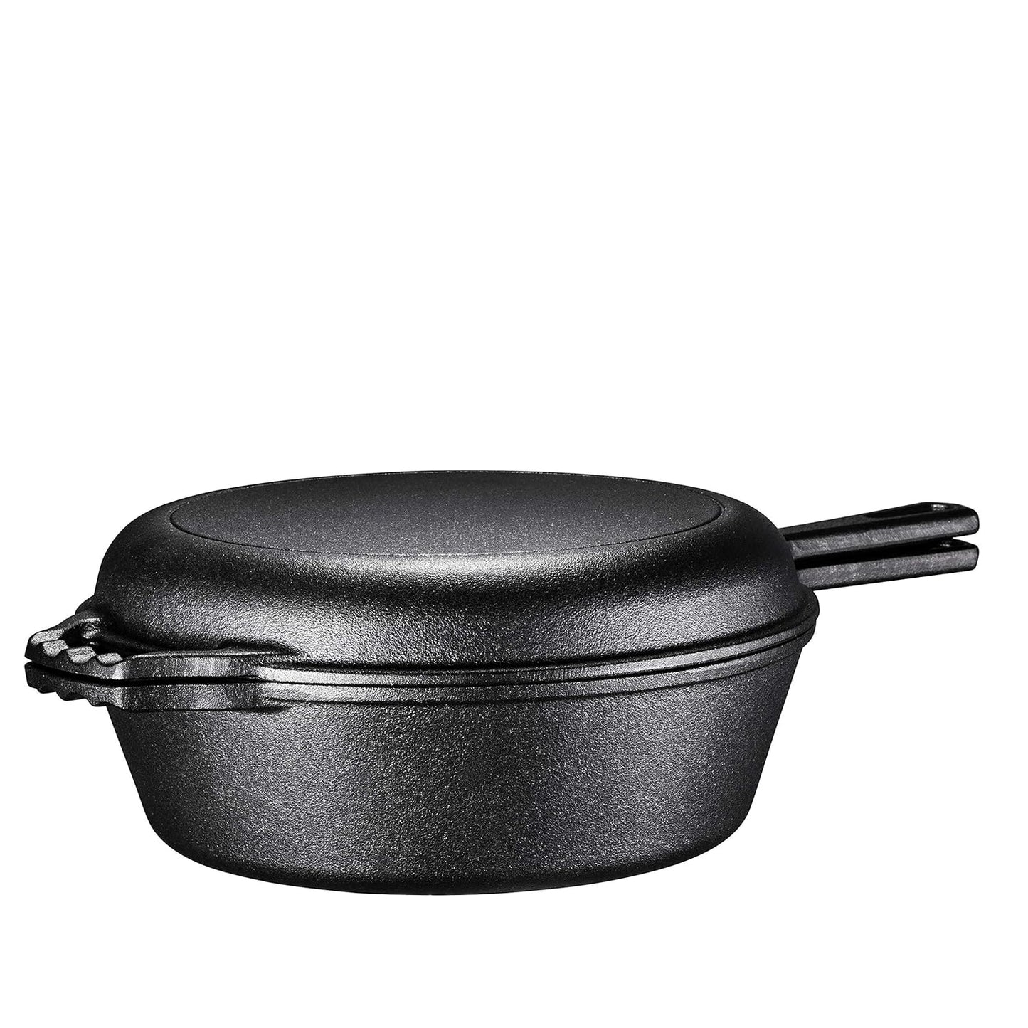 Experience Culinary Excellence with Our 3 Quart Pre-Seasoned Cast Iron Dutch Oven and Skillet Bundle - The Essential Cookware for Every Home Chef!