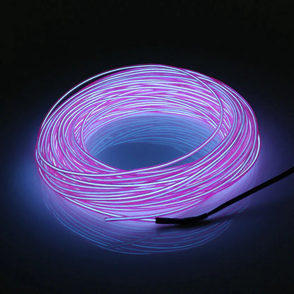 Neon LED EL Wire String Lights with Controller for Car and Party Decoration