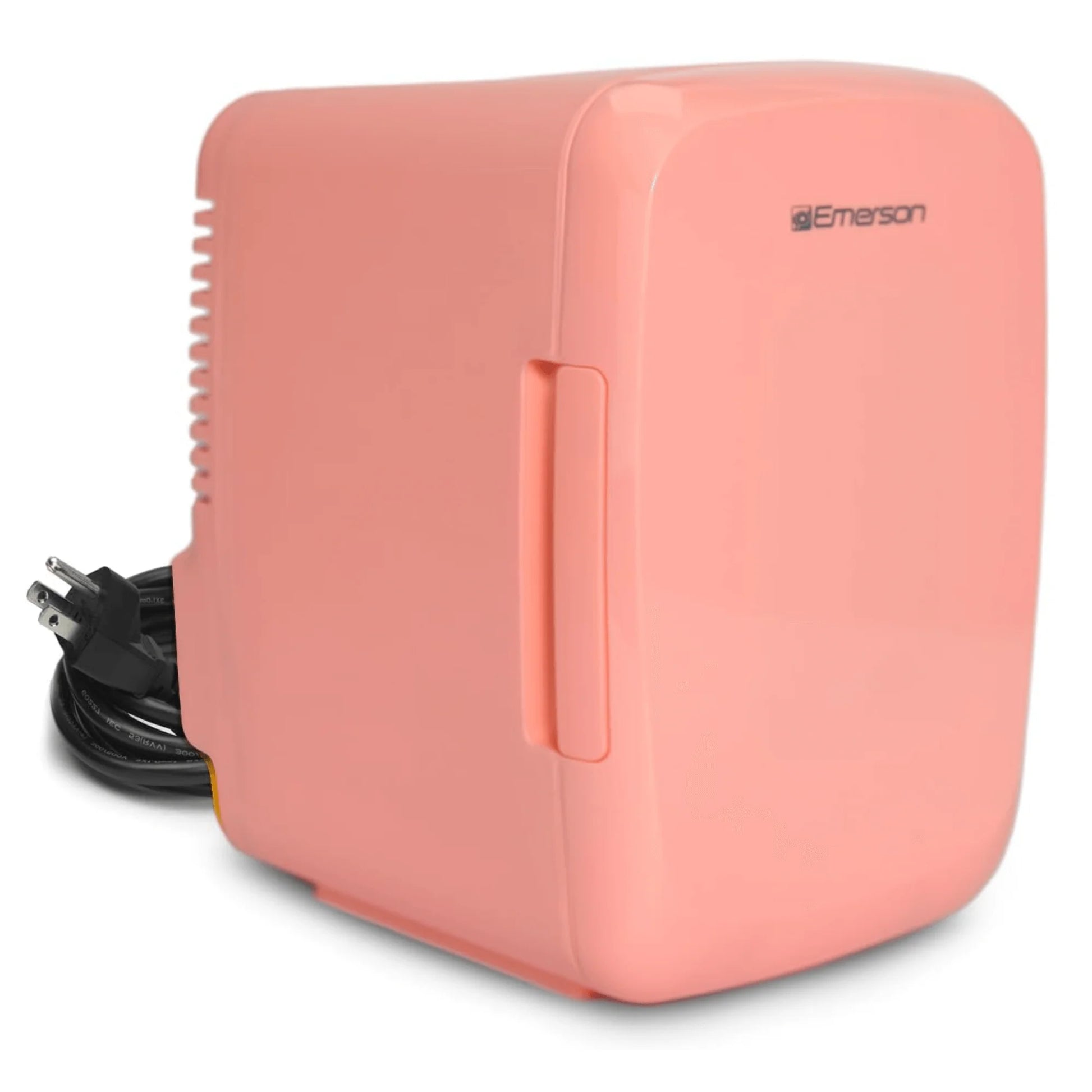 Emerson Compact Mini Fridge - Portable & Quiet with Secure Latch for 6 Cans - Perfect for Snacks & Beverages!