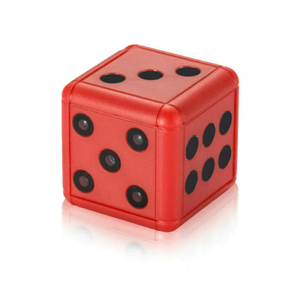 Compact HD 1080P Mini Dice Camera with Night Vision and Motion Detection for Home Security