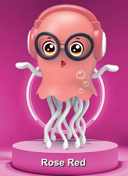 Exciting Electric Dancing Squid Toy with LED Lights, Music, and Smart Obstacle Avoidance for Endless Fun