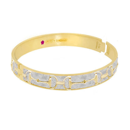 Chic Equestrian-Inspired Stirrup Bangle for Effortless Elegance
