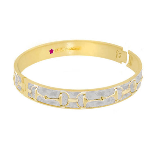 Chic Equestrian-Inspired Stirrup Bangle for Effortless Elegance