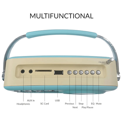 Revive the 1950s with Our Multi-Function Bluetooth Retro Speaker – Your Portable Music Companion!