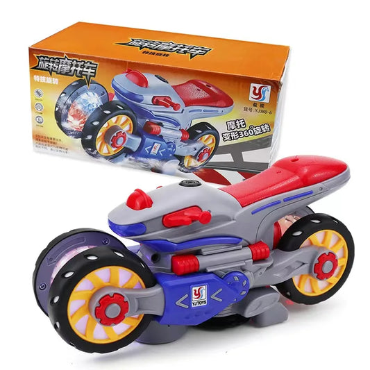 Transform Your Child's Playtime with the Electric Stunt Motorcycle - Light, Music, and Fun Await!