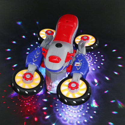 Transform Your Child's Playtime with the Electric Stunt Motorcycle - Light, Music, and Fun Await!