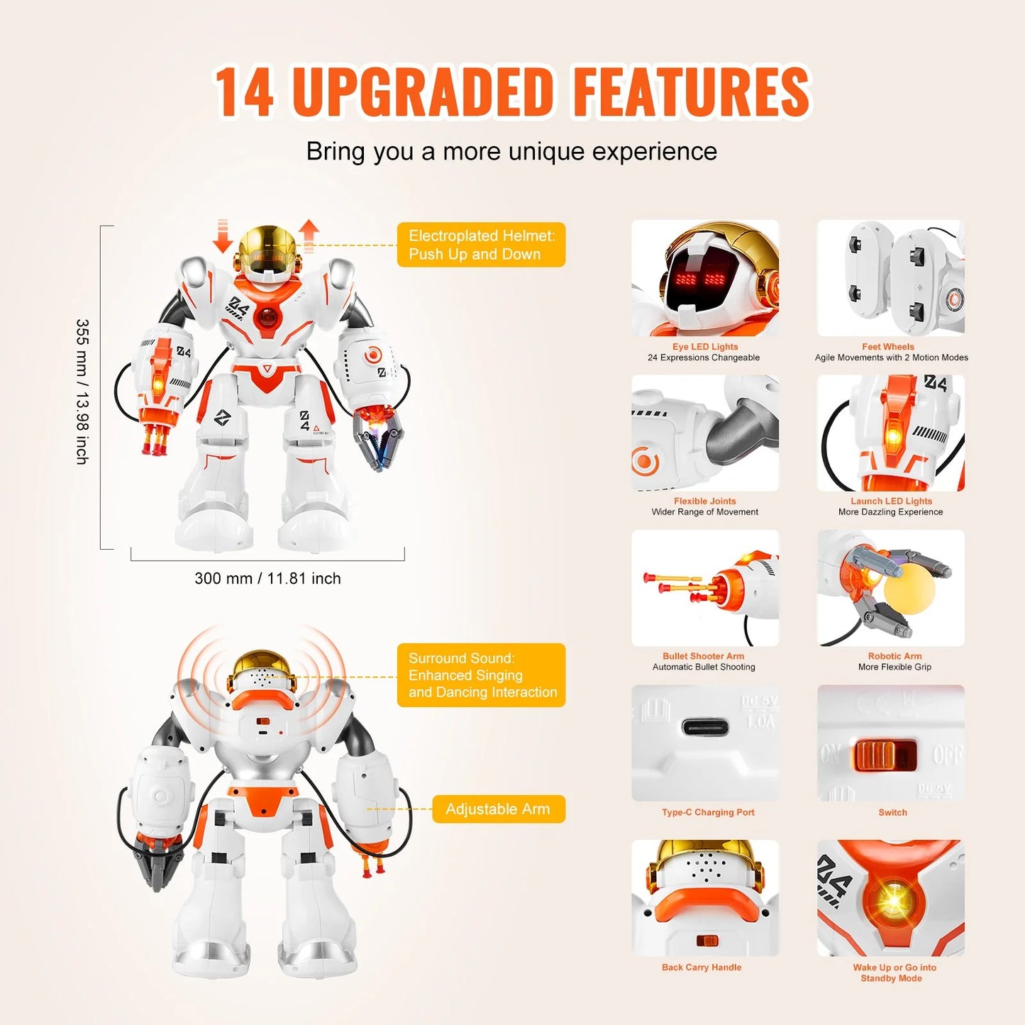 VEVOR Interactive Battle Robot Toy - The Ultimate Remote Control Adventure for Kids