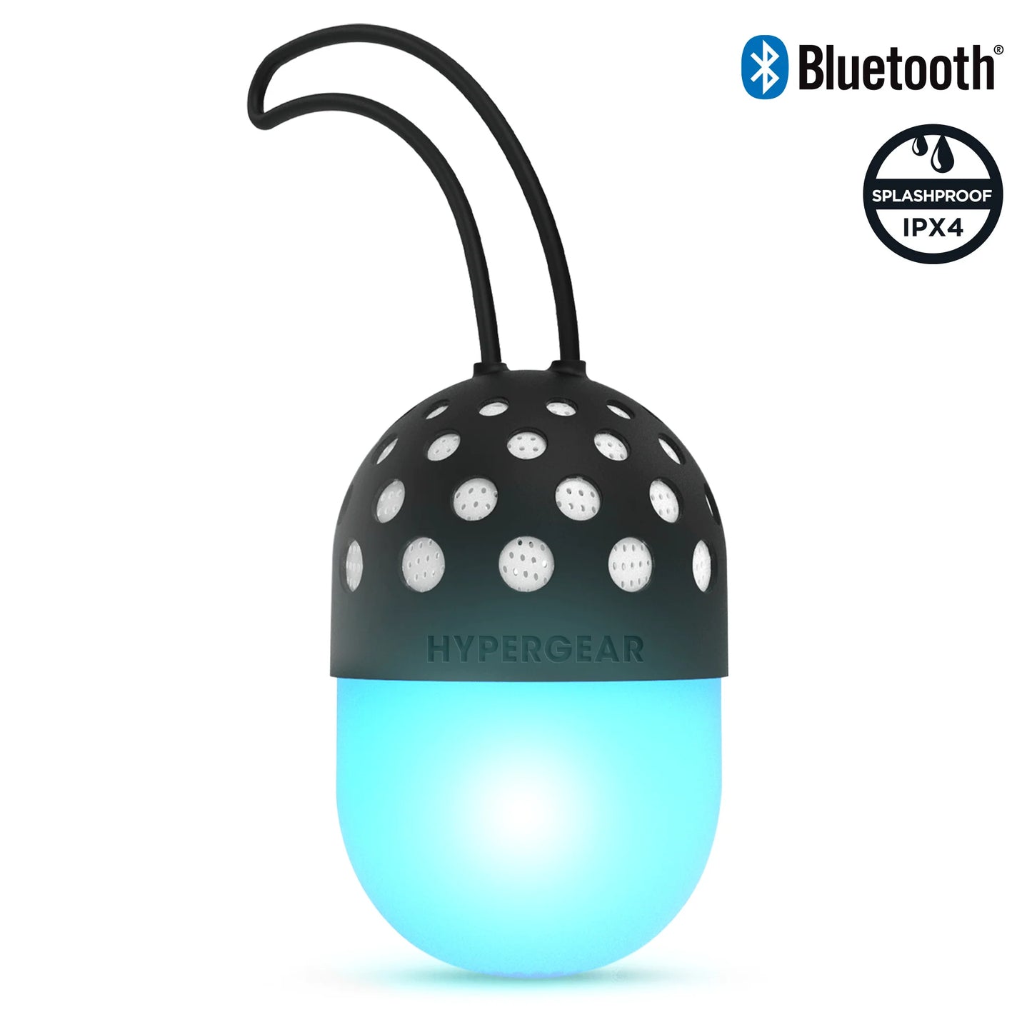 Hypergear Go-Glo LED Wireless Speaker with Illuminated Design **Non-Refundable Item**