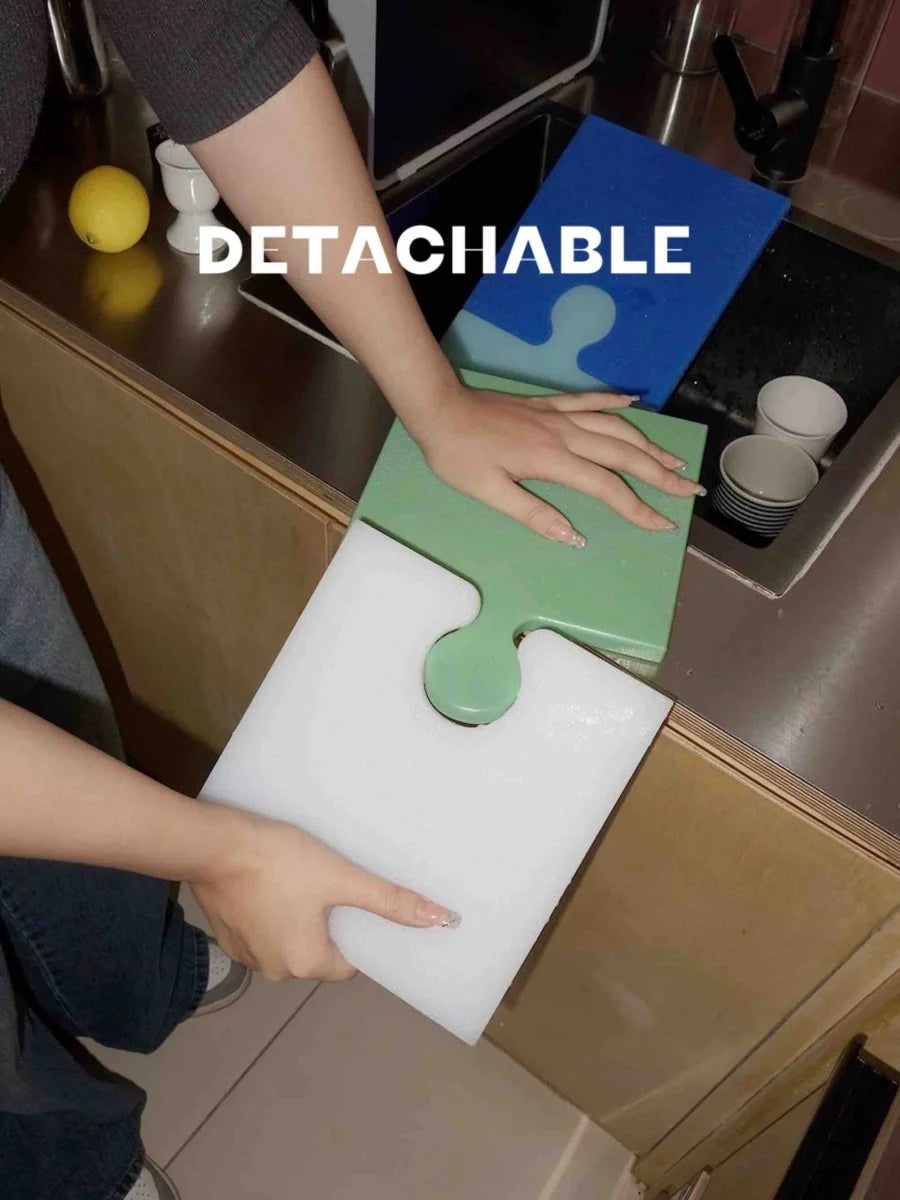 Transform Your Cooking Experience with the Vibrant Dopamine Puzzle Cutting Board - Mould-Resistant and Multifunctional!