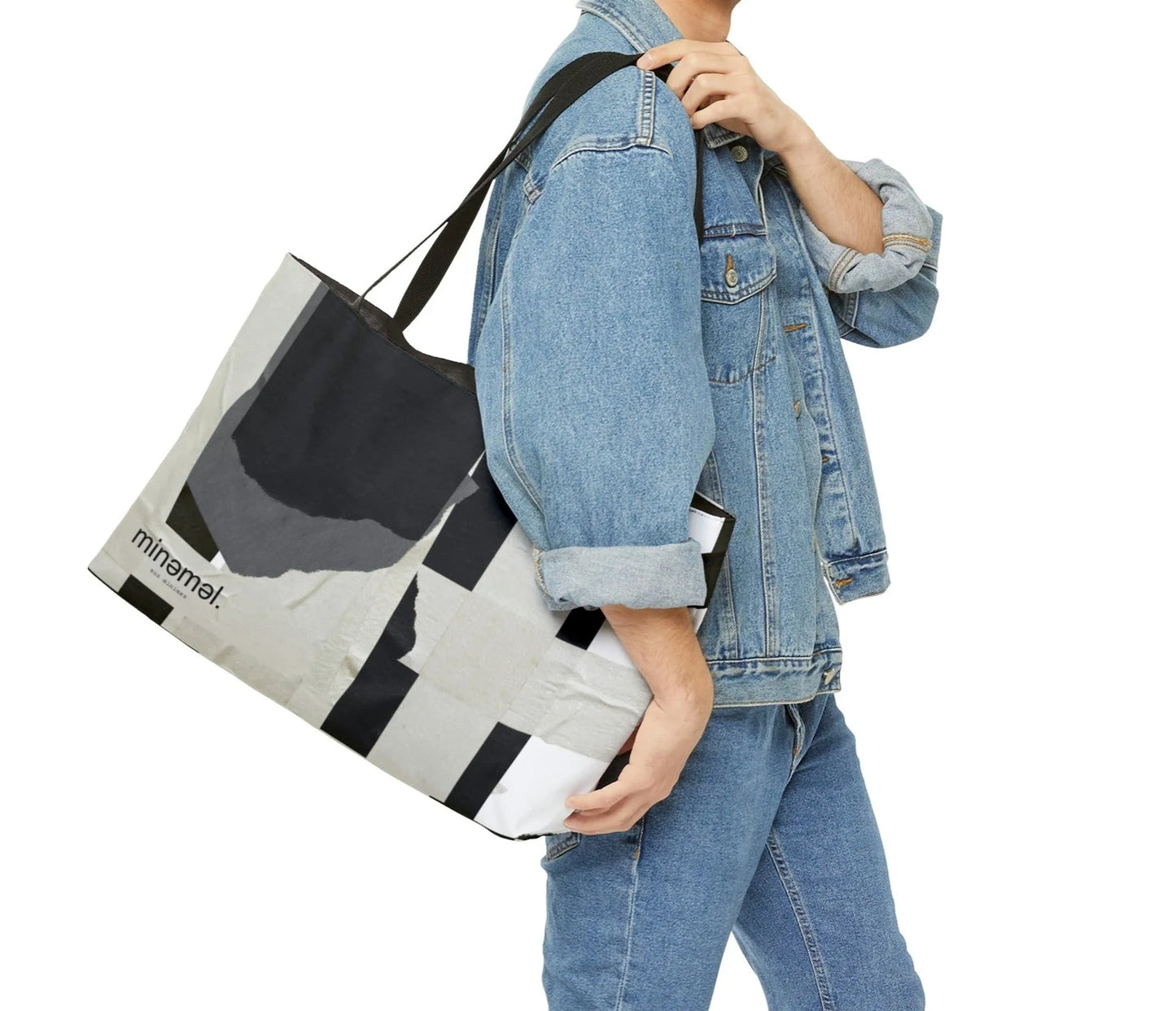 Unisex Minimalist Tote Bag - Perfect Blend of Style and Functionality from the BRAG Collection by Queennoble