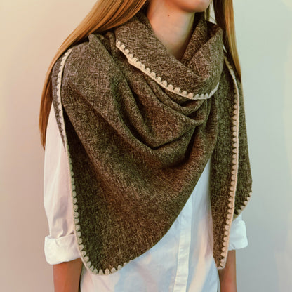 Elevate Your Style with the Luxurious Triangle Shawl Scarf