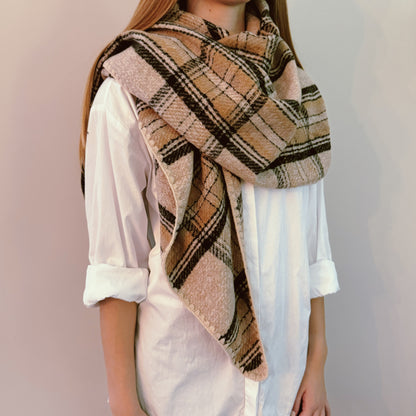 Elevate Your Style with the Luxurious Triangle Shawl Scarf