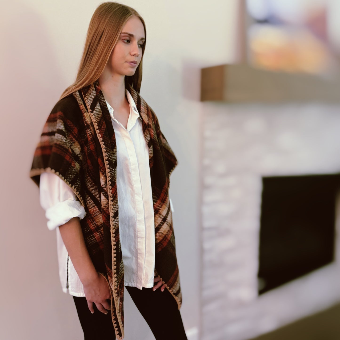 Elevate Your Style with the Luxurious Triangle Shawl Scarf