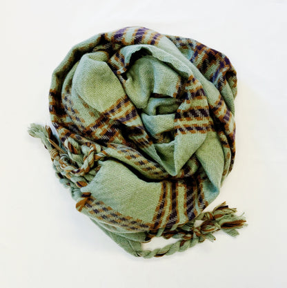 Chic Braided Fringe Plaid Scarf - Your Go-To Accessory for Every Occasion