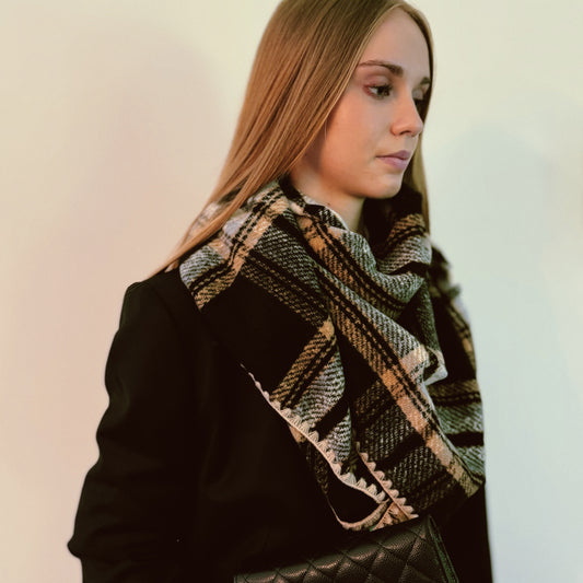 Elevate Your Style with the Luxurious Triangle Shawl Scarf