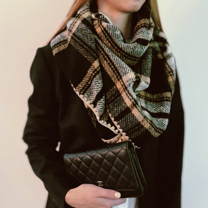 Elevate Your Style with the Luxurious Triangle Shawl Scarf