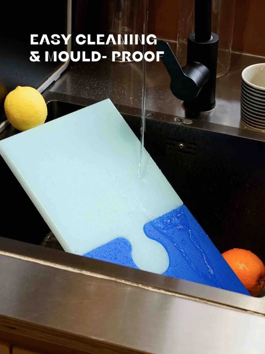 Transform Your Cooking Experience with the Vibrant Dopamine Puzzle Cutting Board - Mould-Resistant and Multifunctional!