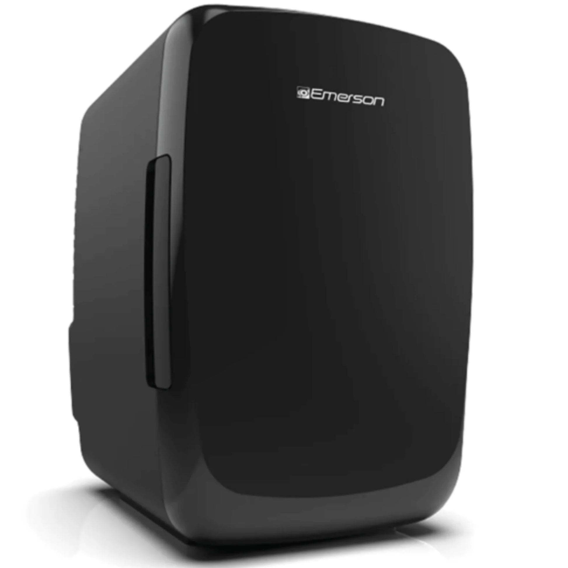 Emerson Compact Mini Fridge - Portable & Quiet with Secure Latch for 6 Cans - Perfect for Snacks & Beverages!