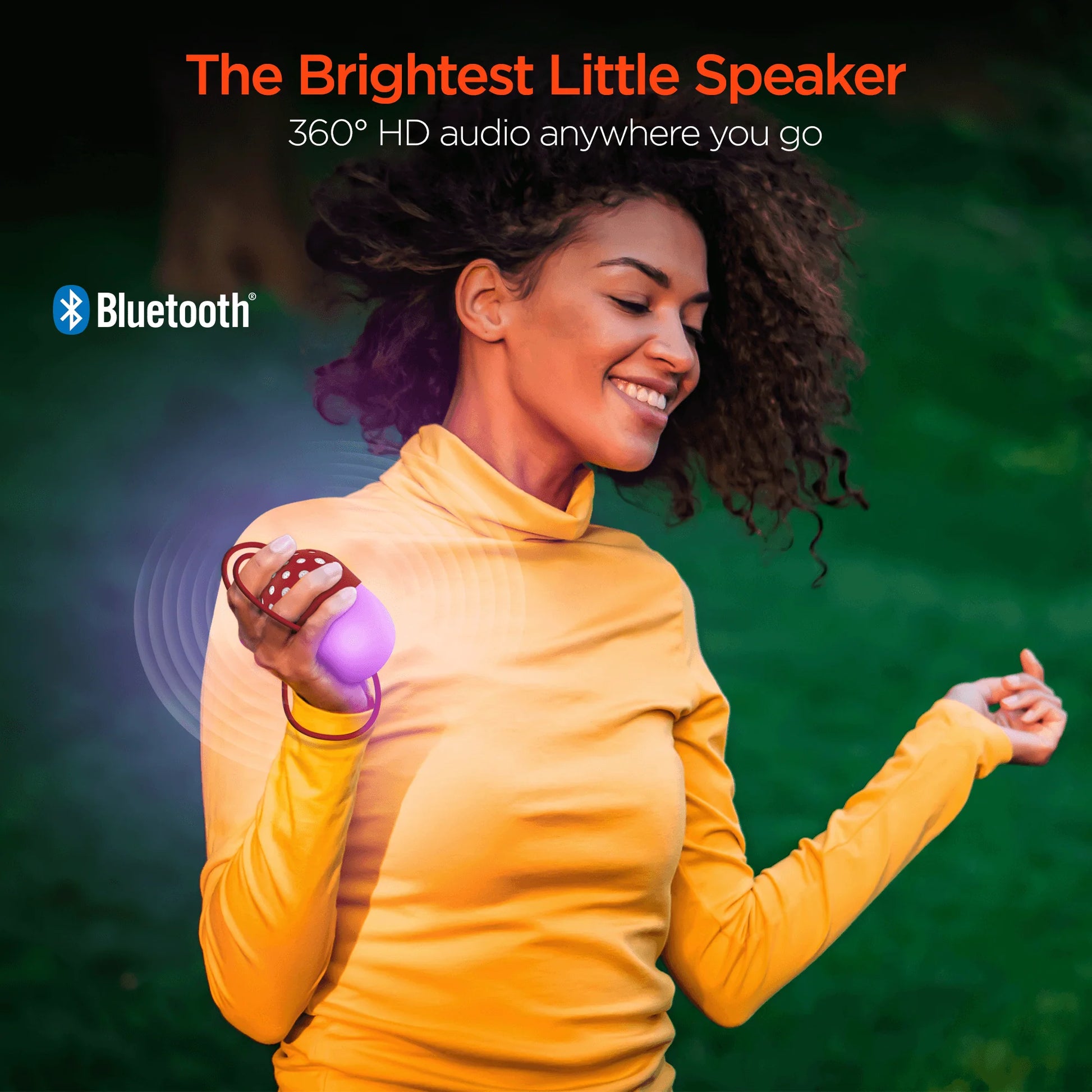Hypergear Go-Glo LED Wireless Speaker with Illuminated Design **Non-Refundable Item**
