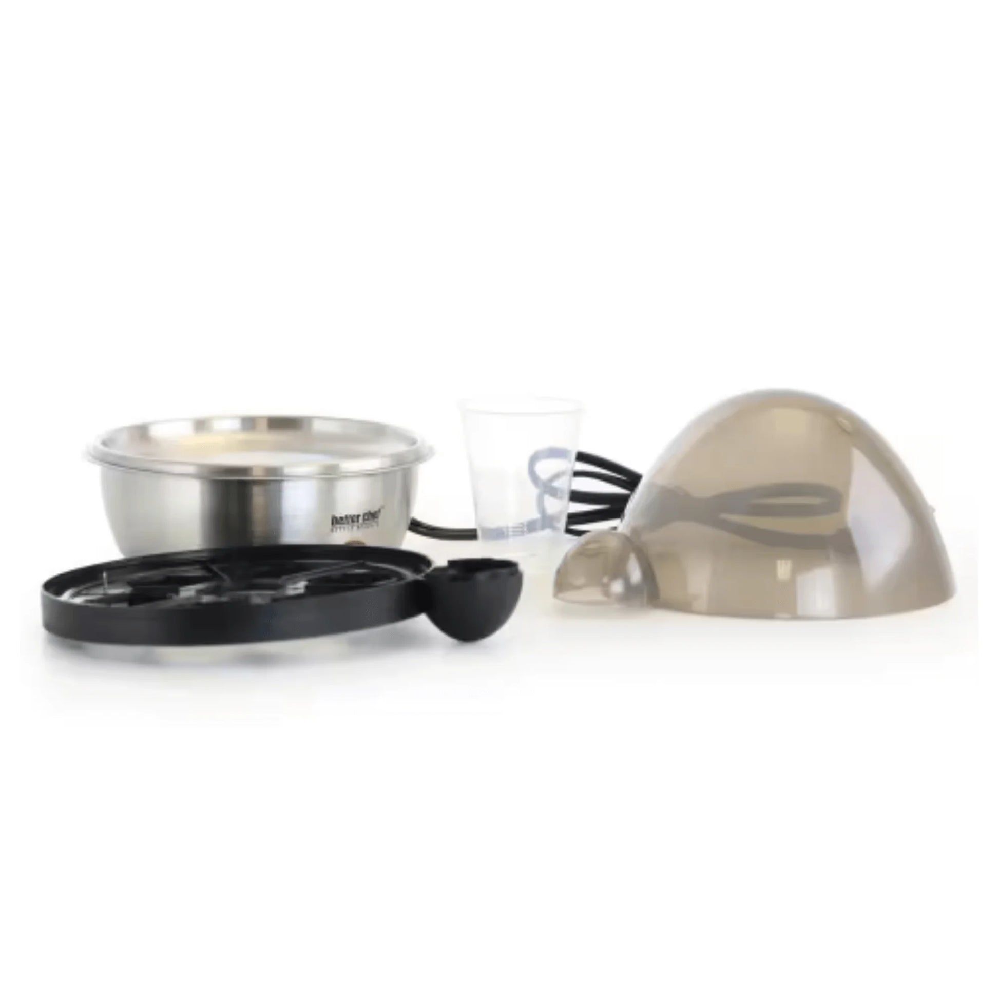 Effortlessly Prepare Perfectly Boiled Eggs with the Better Chef 7-Egg Stainless Steel Electric Egg Cooker - Non-Refundable