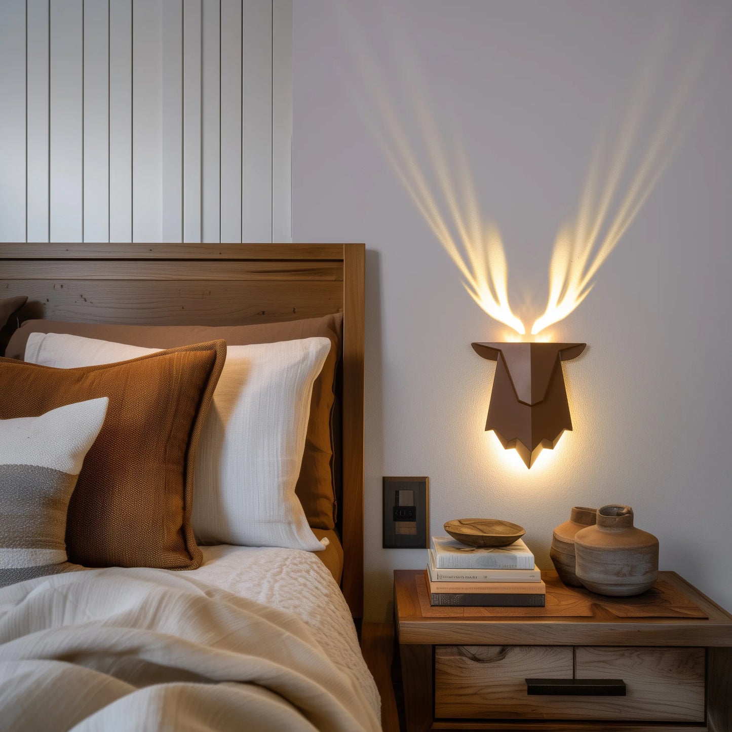 Illuminate Your Space with the Elk Wall Lamp - A Stunning Projection of Artistic Charm