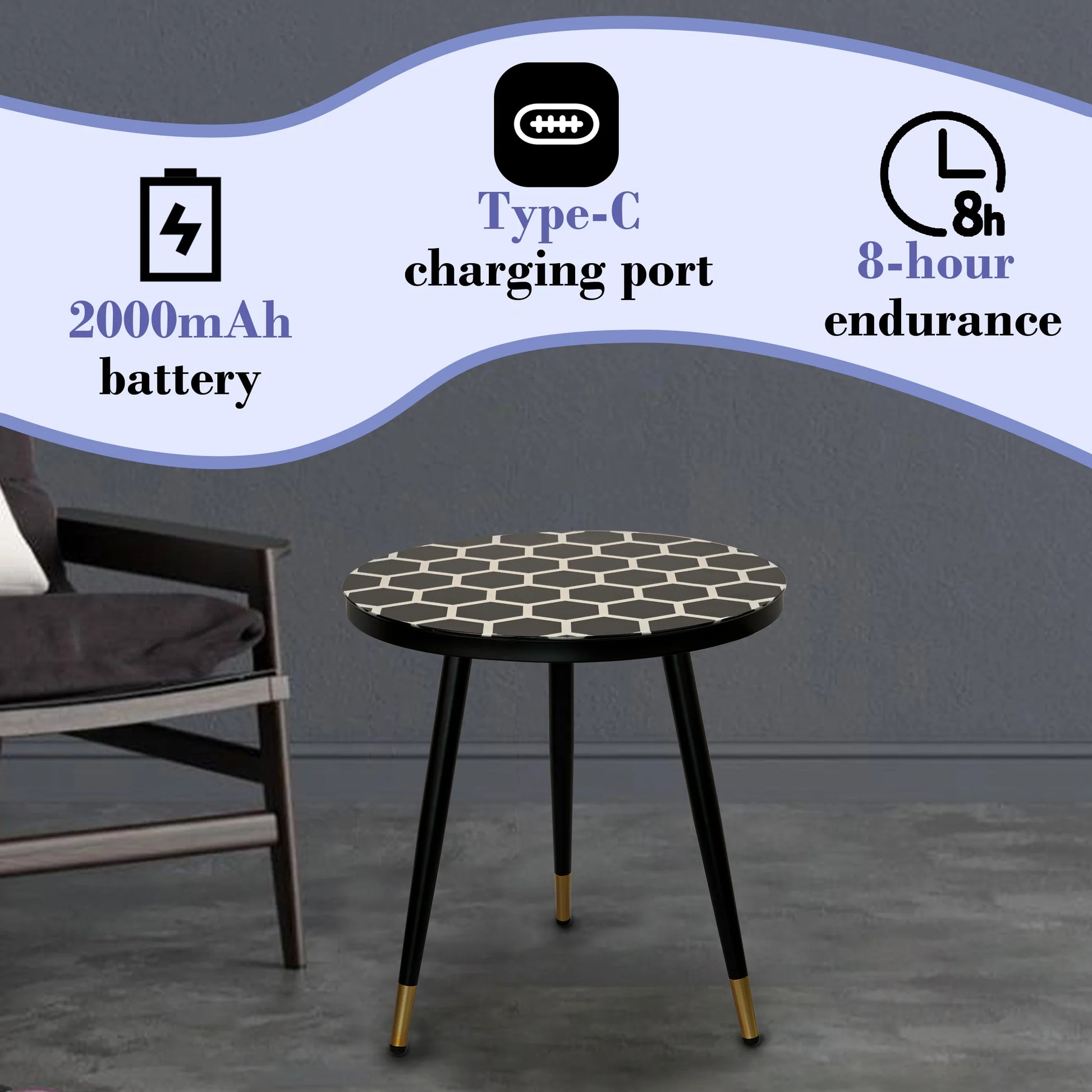 Illuminate Your Living Space with the Touch-Sensitive Coffee Table