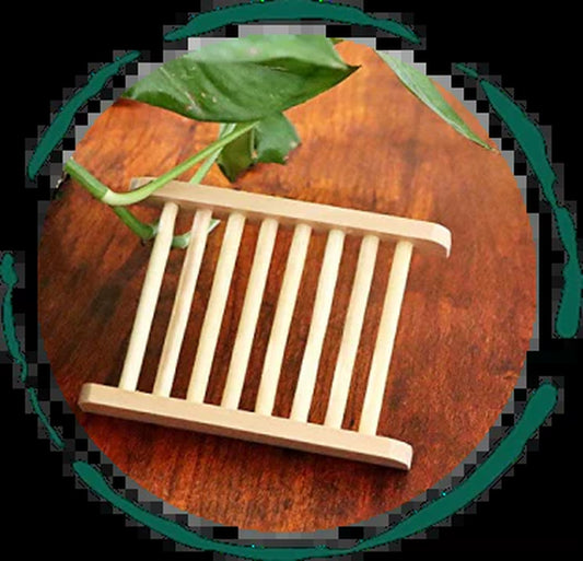Sustainable Bamboo Soap Dish: Eco-Friendly Shower Essential for a Greener Home