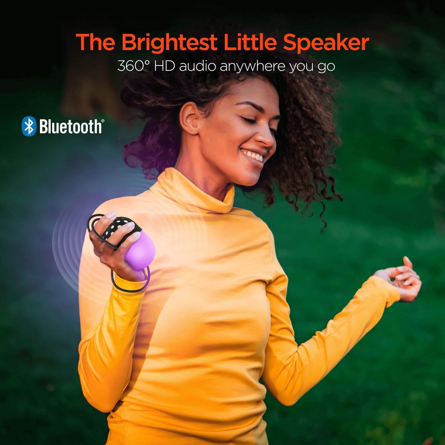 Hypergear Go-Glo LED Wireless Speaker with Illuminated Design **Non-Refundable Item**