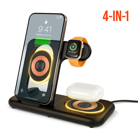 Hypergear 4-in-1 Wireless Charging Station **Non-Refundable Item**