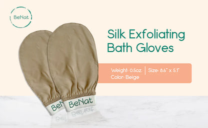 Revitalize Your Skin with Luxurious Silk Exfoliating Bath Gloves for Ultimate Renewal