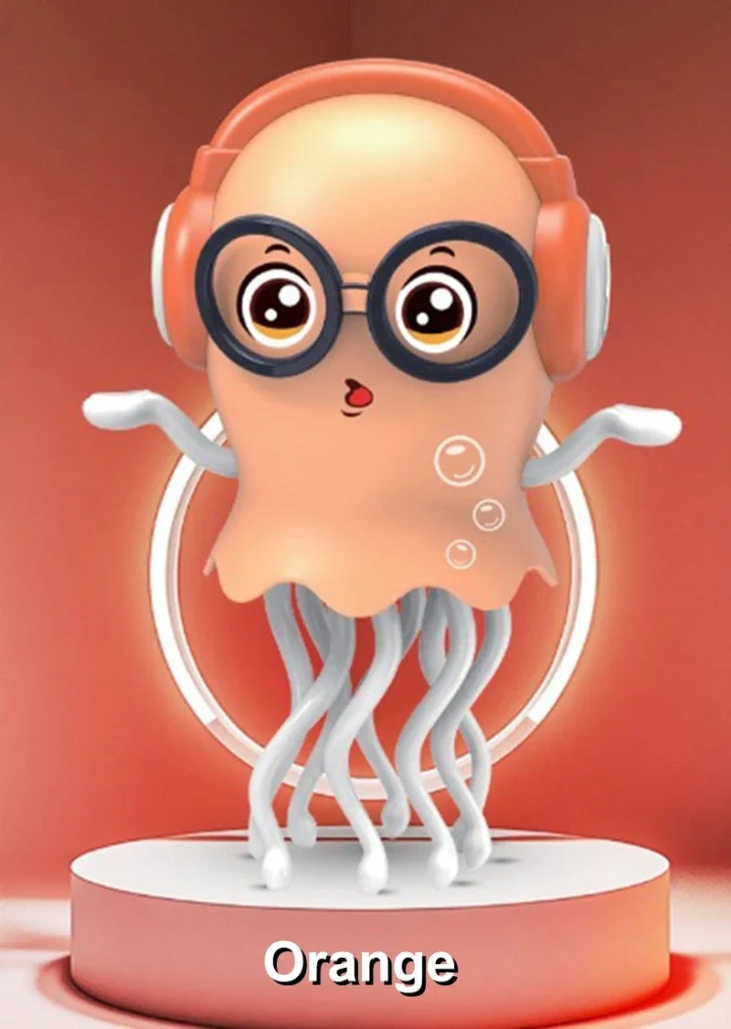 Exciting Electric Dancing Squid Toy with LED Lights, Music, and Smart Obstacle Avoidance for Endless Fun