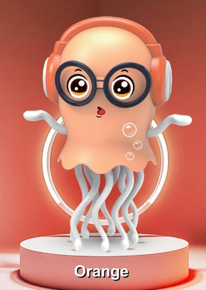 Exciting Electric Dancing Squid Toy with LED Lights, Music, and Smart Obstacle Avoidance for Endless Fun